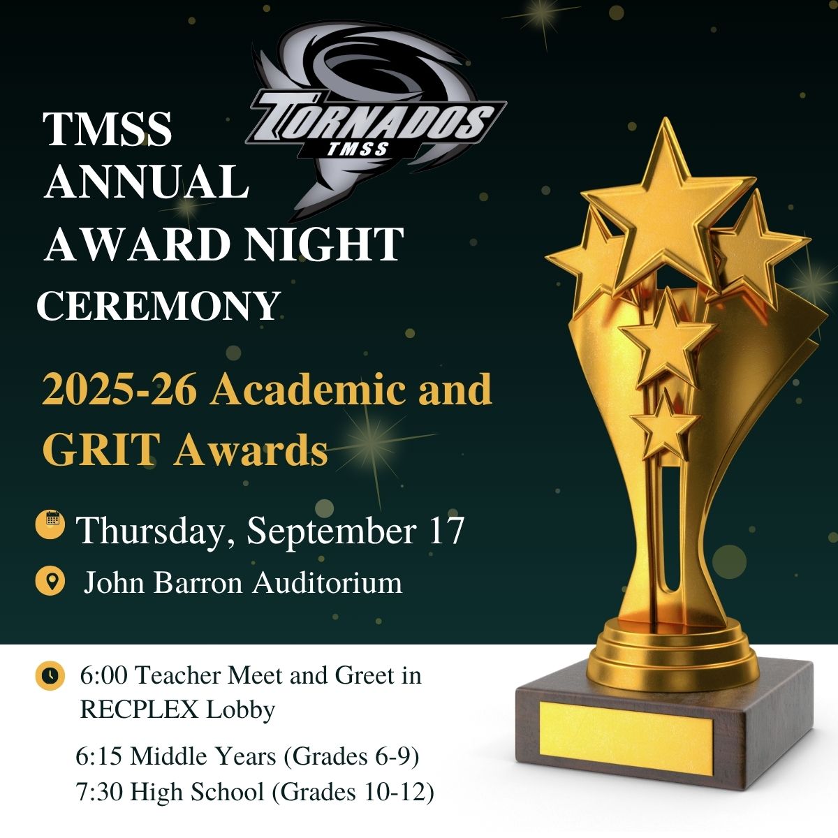 2025-26 Academic and GRIT Awards